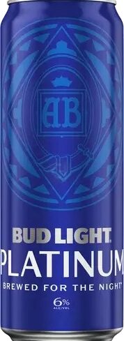 Bud Light Platinum 25oz Can