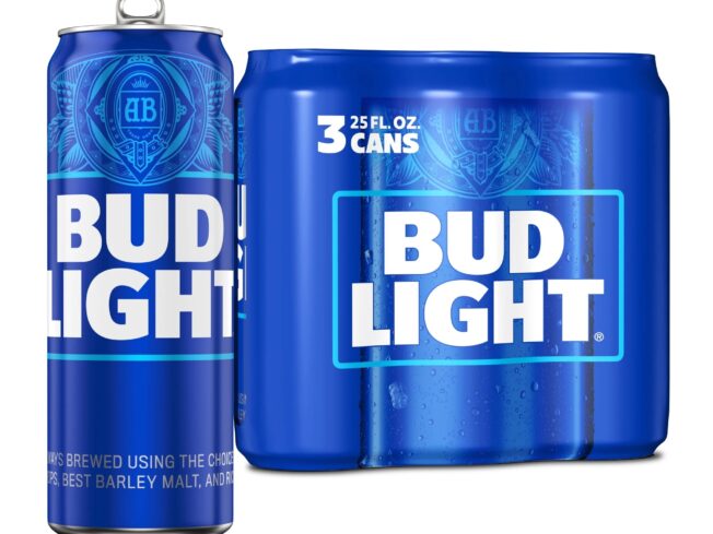 Bud Light American Lager Beer 3 can / 25 fl. oz