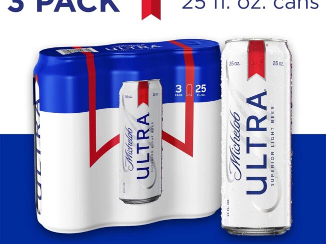 Mitchelob ultra 3 pack cans
