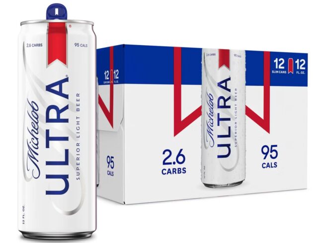 Michelob ULTRA Superior Light American Lager Beer - 12pk/12 fl oz Cans