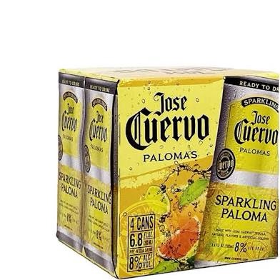 Jose Cuervo Sparkling Paloma 4 Pack 6.8 Fl oz