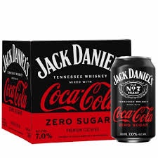 Jack Daniels Coca Cola Cherry 4Pack 355 ML
