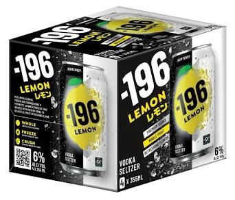 196 Lemon Vodka Seltzer 4Pack 355 ML