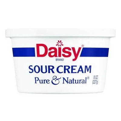 Daisy Sour Cream Purec& Natural 8 oz 227 g