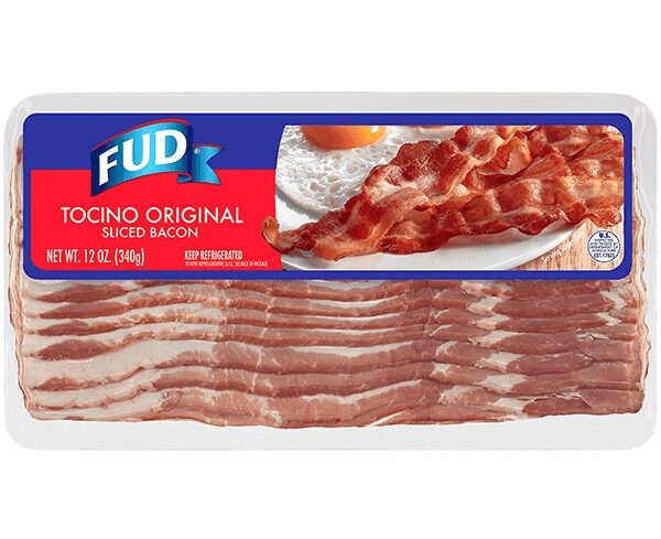 Fud Tocino Orginal Sliced Bacon 12 oz 340 g
