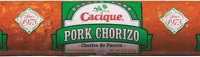 Cacique Pork Chorizo 9 oz 225 g