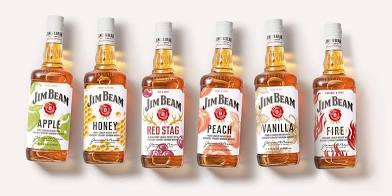Jim Beam Bourbon Whiskey All Flavors 750ml