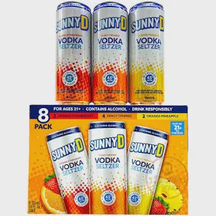 Sunny D Vodka Seltzer 8pack