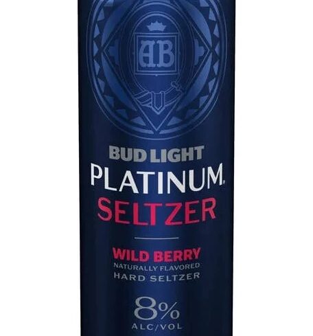 Bud light Platinum seltzer wild berry 25oz can