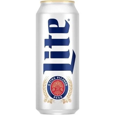 Miller lite A fine pilsner beer 24oz Can