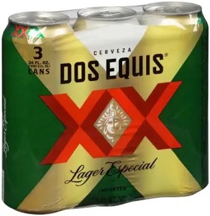 Dos Equis Especial Lager Cans (24 fl oz x 3 ct)
