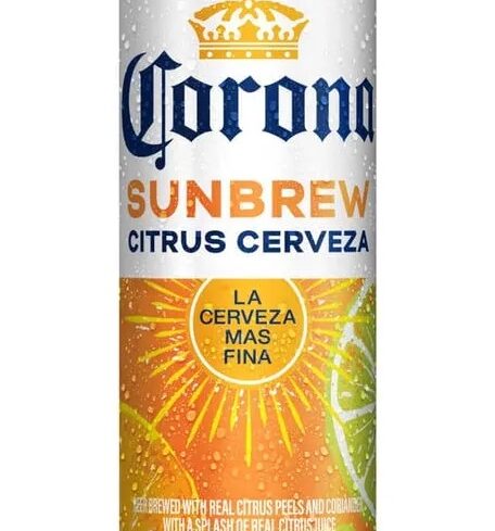 Corona sun brew 24 oz can