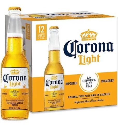 Corona Light Lager Beer - 12pk/12 fl oz Bottles