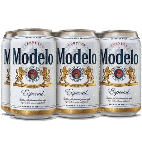 Modelo Especial Lager Mexican Beer 4.4% ABV Can - 6-12 Fl. Oz.