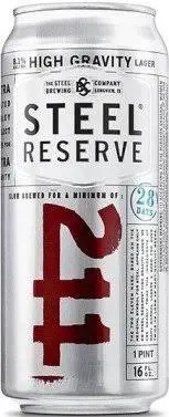 Steel reserve 211 high gravity lager 24fl oz  8.1%Alc