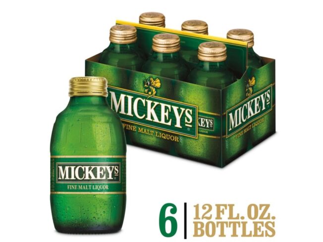 Mickey's Fine Malt Liquor Bottles (12 fl oz x 6 ct)