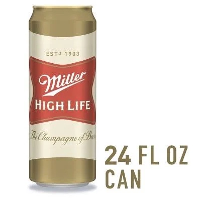 Miller High Life Beer - 24 fl oz Can