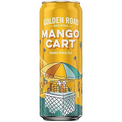 Golden Road Brewing Mango Cart Wheat Ale In Tall Can - 25 Fl. Oz.