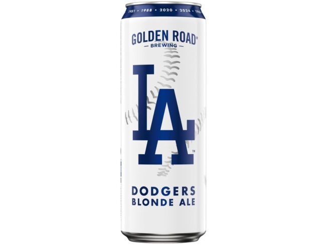Golden Road Brewing Los Angeles Dodgers Brew Heaven Blonde Ale Can (25 fl oz)