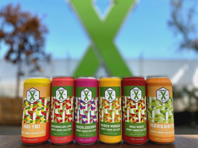 All flavors of Brewery x hard seltzer